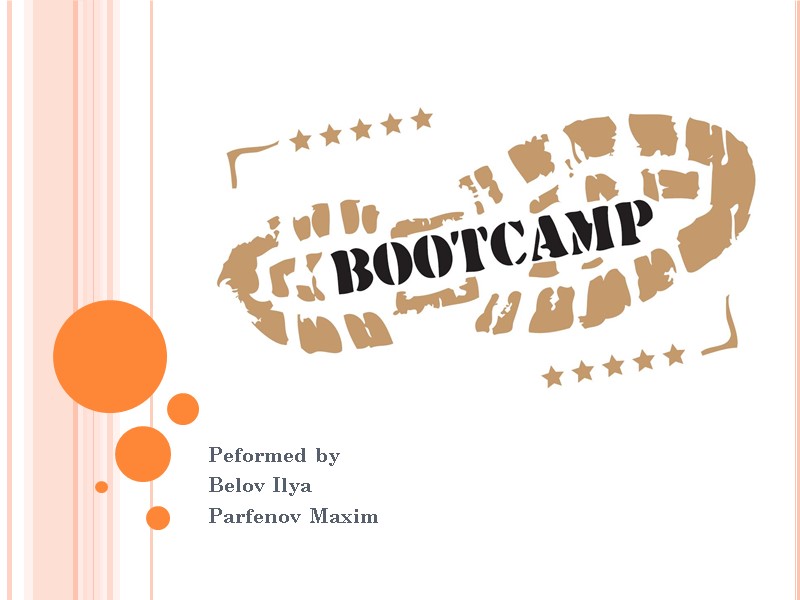 Peformed by Belov Ilya Parfenov Maxim